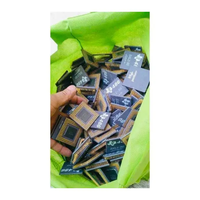 CPU CERAMIC PROCESSOR SCRAPS Motherboard Scrap and Gold Finger Trimmed Scrap for Sale