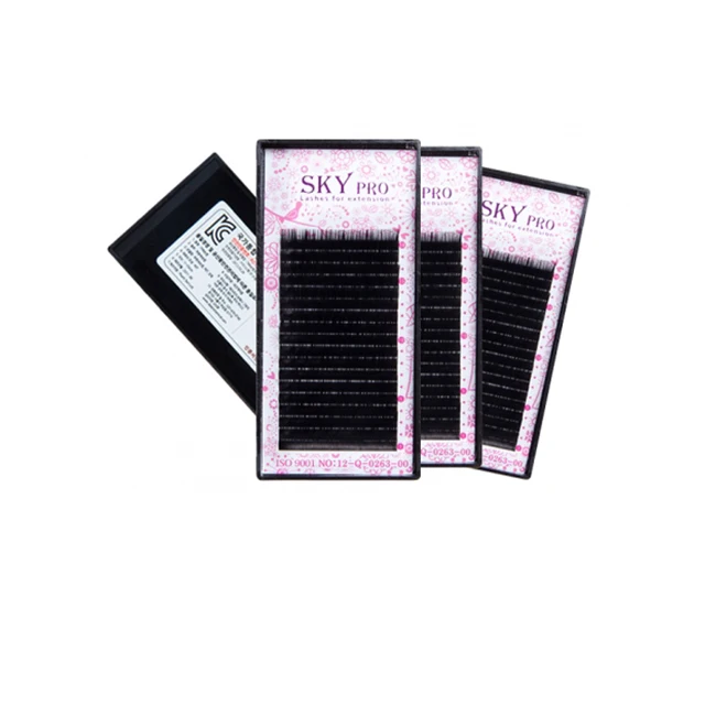 High Quality and Hot Selling No lost for any lashes by high quality of double side tape and luxury Sky Lash JC Curl