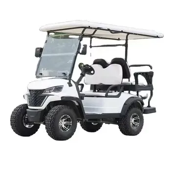 4 Seater Lithium Battery Golf Carr 60V 4000W 2+2 Seats Electric Off Road Golf Cart