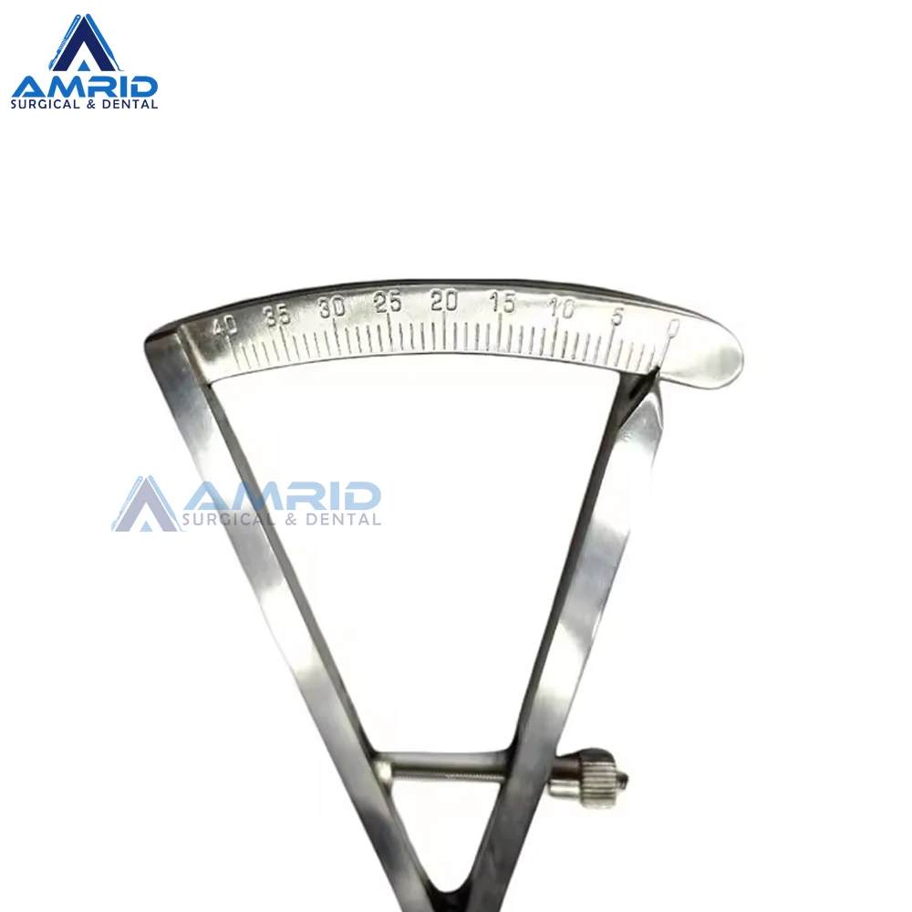 Высококачественный зубной суппорт Castroviejo с прямым измерением регулируемая нержавеющая сталь амрид хирургический