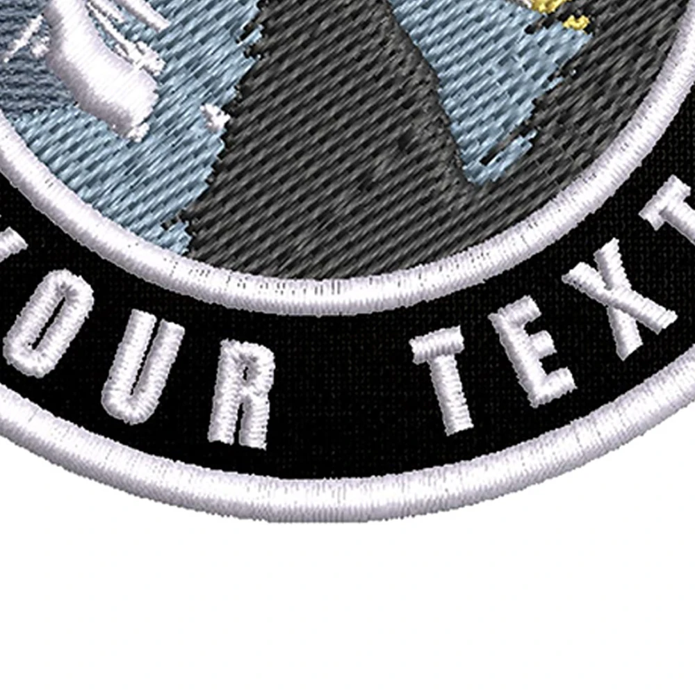 Machine made Decorative Super hero Embroidered Patch iron on back custom school patches in Low price