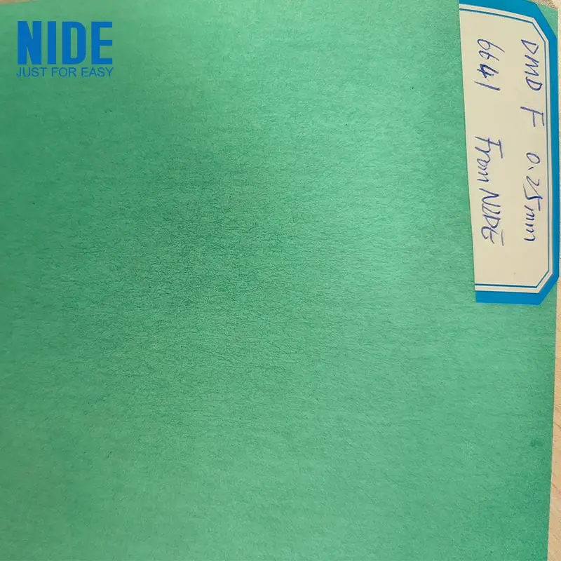 Wholesale Green 6641 DMD F Class Insulation Paper Material 0.25/0.3mm For Transformer Motor
