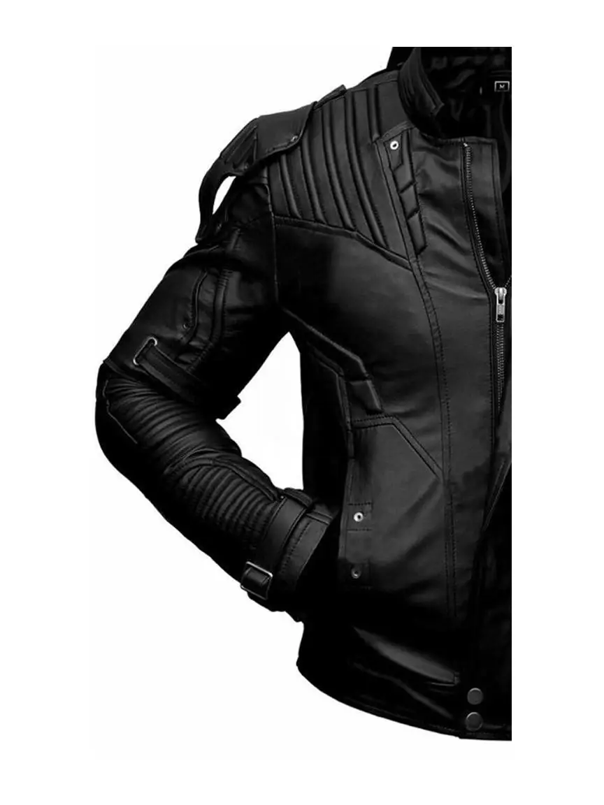 Горячая Распродажа 2022 Байкерская облегающая куртка из натуральной воловьей кожи с принтом Криса Пратта для Кафе Racer мужские куртки на заказ от производителя