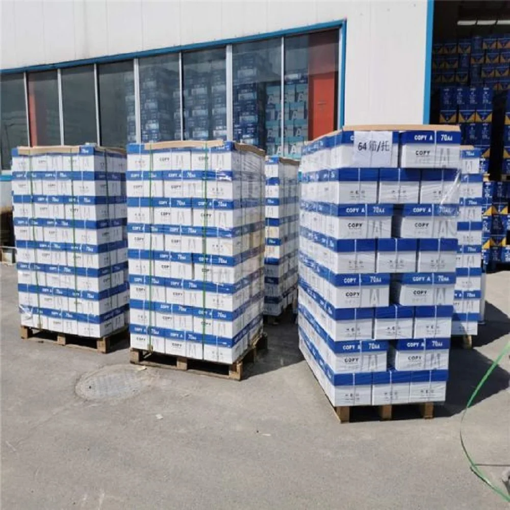 Manufacturers OEM 70GSM 75GSM 80GSM 100% Pulp A4 Paper Copier 500 Sheets/Ream - 5 Reams/Box A4 Copy Paper