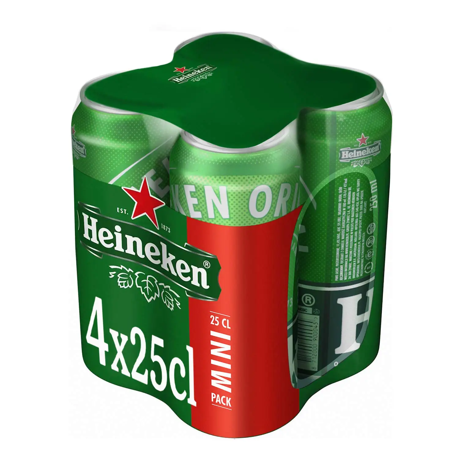 Pack of 24x330ml Heineken Lager Beer 330ml bottles original