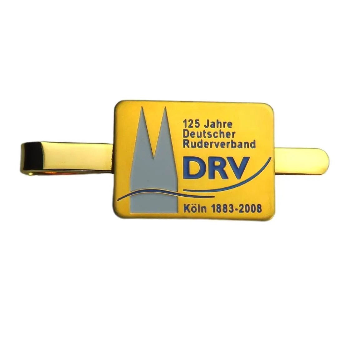 Высокое Качество Пользовательские Металлические ремесла Зажимы для галстука для мужчин футбольный Гольф клуб