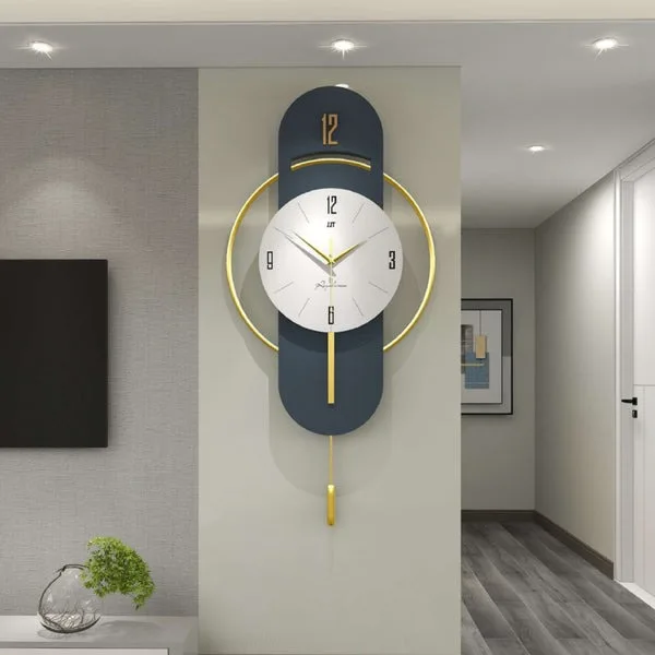 Vintage Metal Wall Clock Best Design Metal In Iron Plate Hot Selling New Design Trendy Finishing Wall Hanging Clock