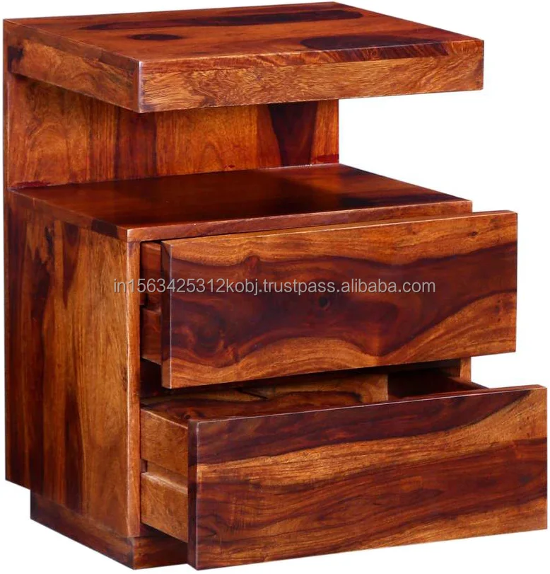 Customized modern luxury Solid Wood Cabinet Chest Bedside handmade best polish storage living room furniture and home decor