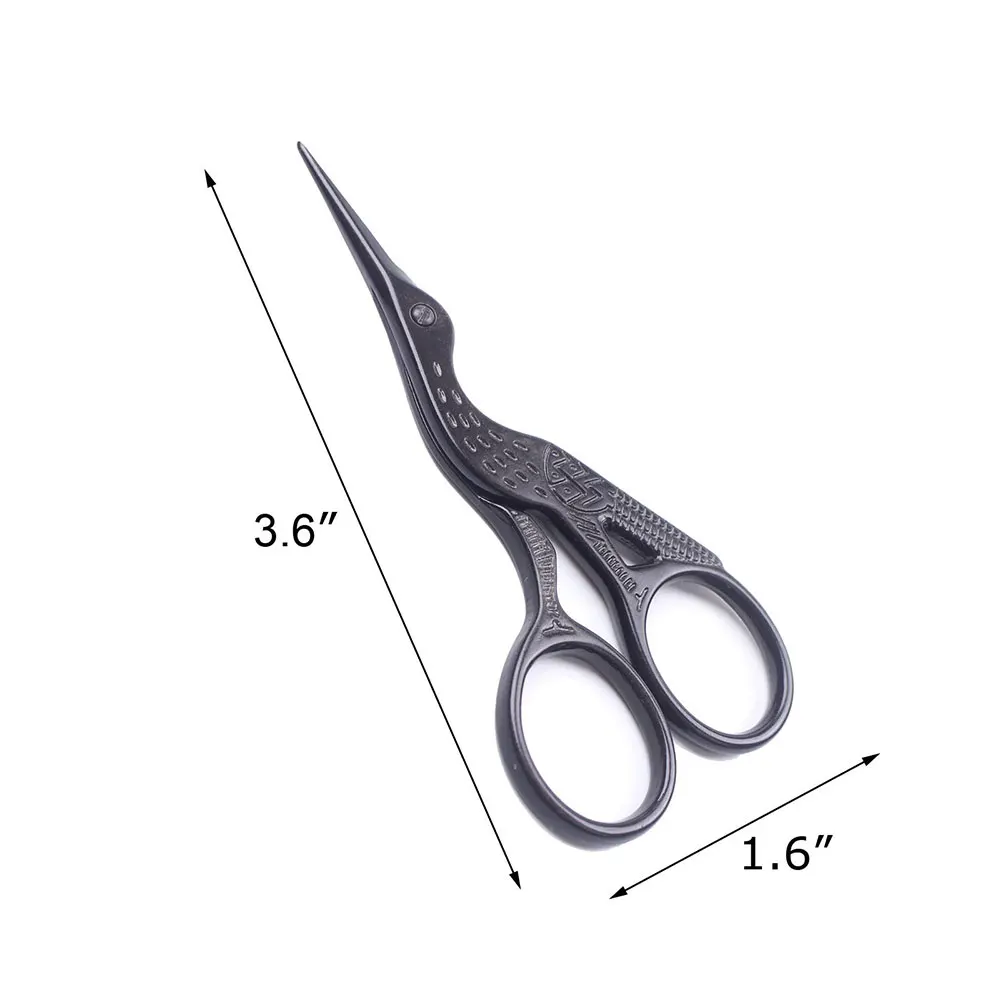 Stainless Steel Vintage Classic Embroidery Scissors Nail Art Stork Classic Scissors Cutters Tools