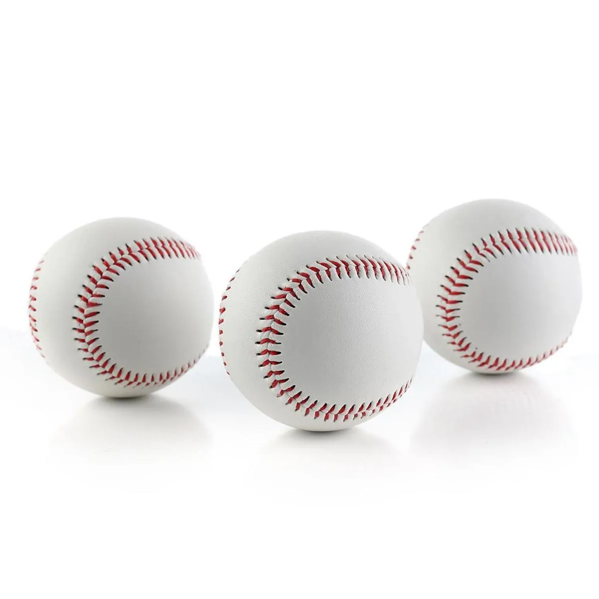 High Quality 9 Inch College Leather Baseball Official Practice Ball Professional Games Factory Standard Size Printed Technique