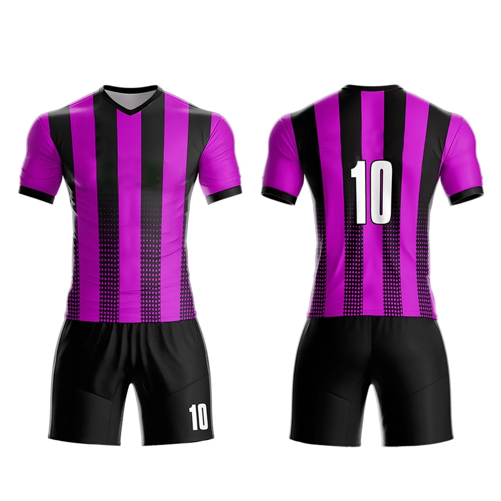 Soccer Jersey Sports Sublimation Training Soccer wear Uniforms barcelona-Short set Number Logo Soccer Jersey