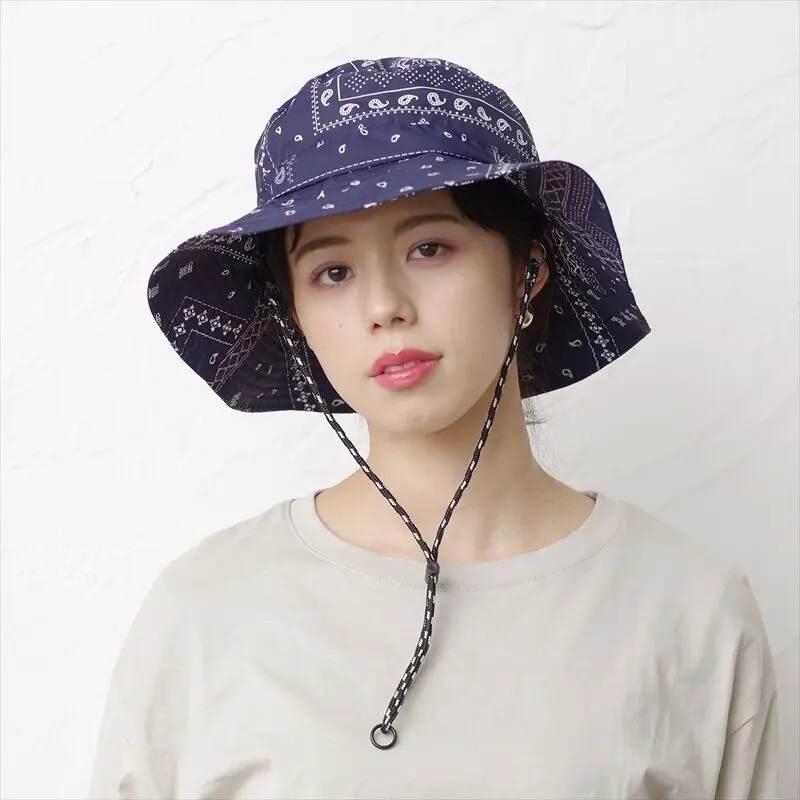 peach drop bandana rain UV hat