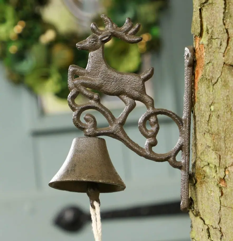 Modern And Luxury Antique Iron Hanging Door Bell Outdoor for Home Decor Farmhouse Garden Decoration Made in india Bulk quantity
