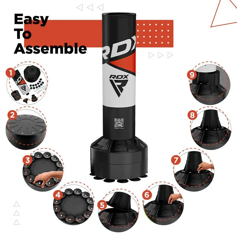 Top Quality Customize Punch Bag and Training Punching Bags Genuine Leather Boxing Kickboxing Free Standing Kids Punch Bag