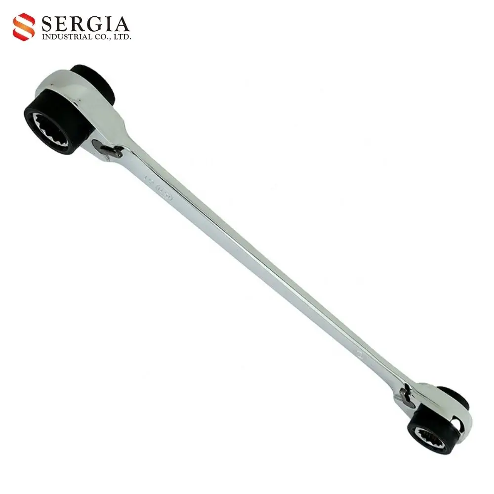 New Design 8-in-1 Multi Purpose Double-End Construction Scaffold Ratchet Wrench