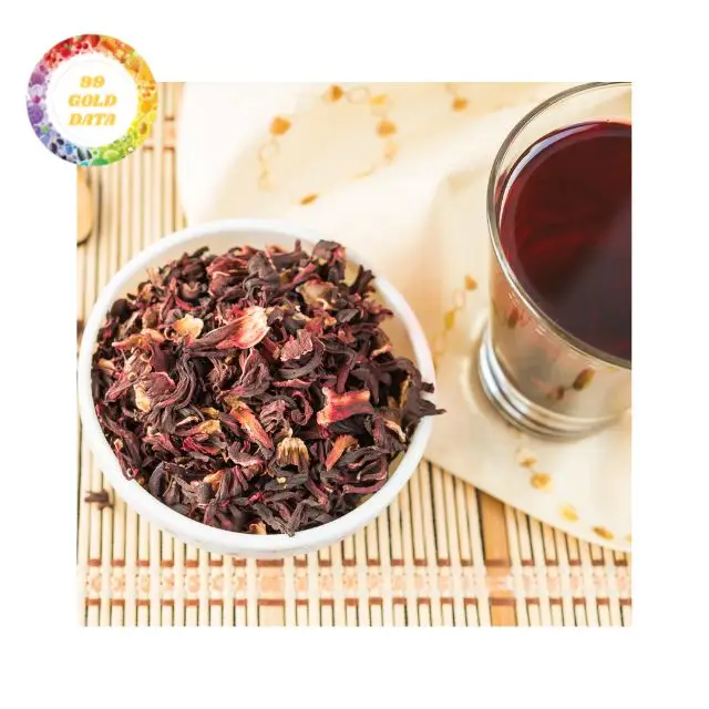 Сушеные цветочные лепестки гибискуса для