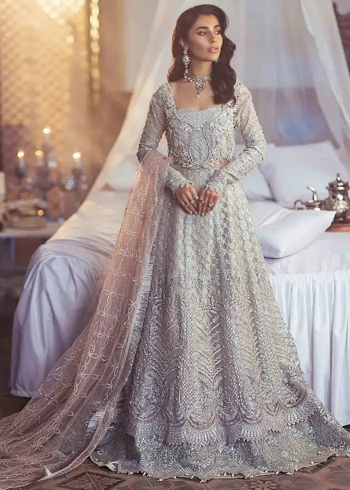 NIKKAH/BARAT/WALIMA WOMEN WEAR BRIDAL DRESSES NAKSHI DABKA WORK BEAUTIFUL DRESS FOR LADIES LOW MOQ DRESSES BY AA IMPEX