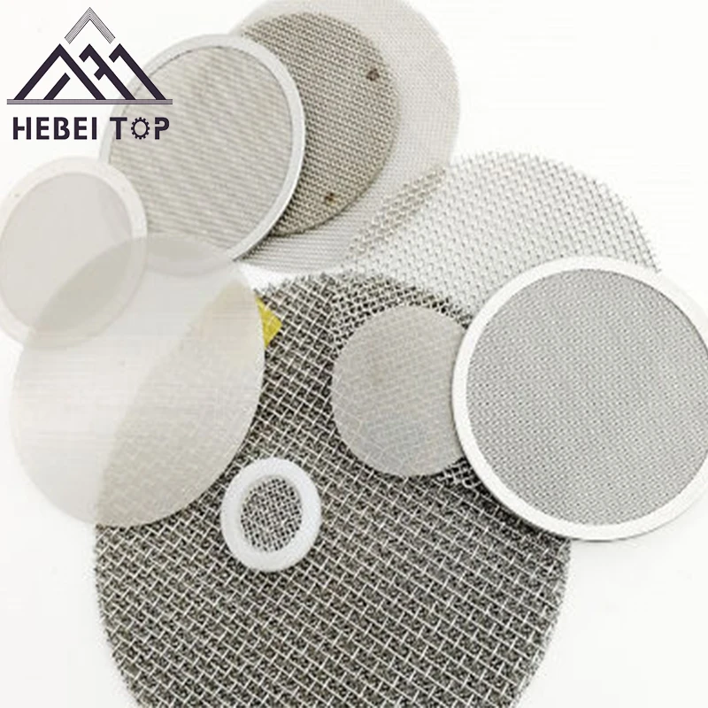 Professional factory produce stainless steel filter flat disc etched metal disc small holes