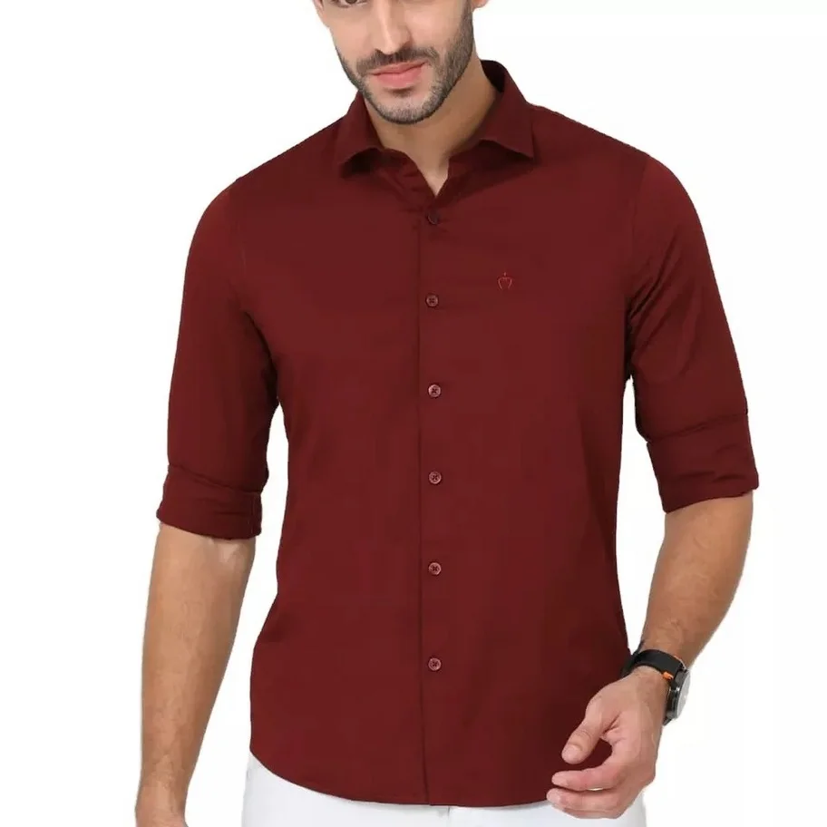Customized Trending 2022 New Fancy Design Bulk Wholesale Plus Size 100% Cotton Peach Finish Printed Casual washed Shirts for Men