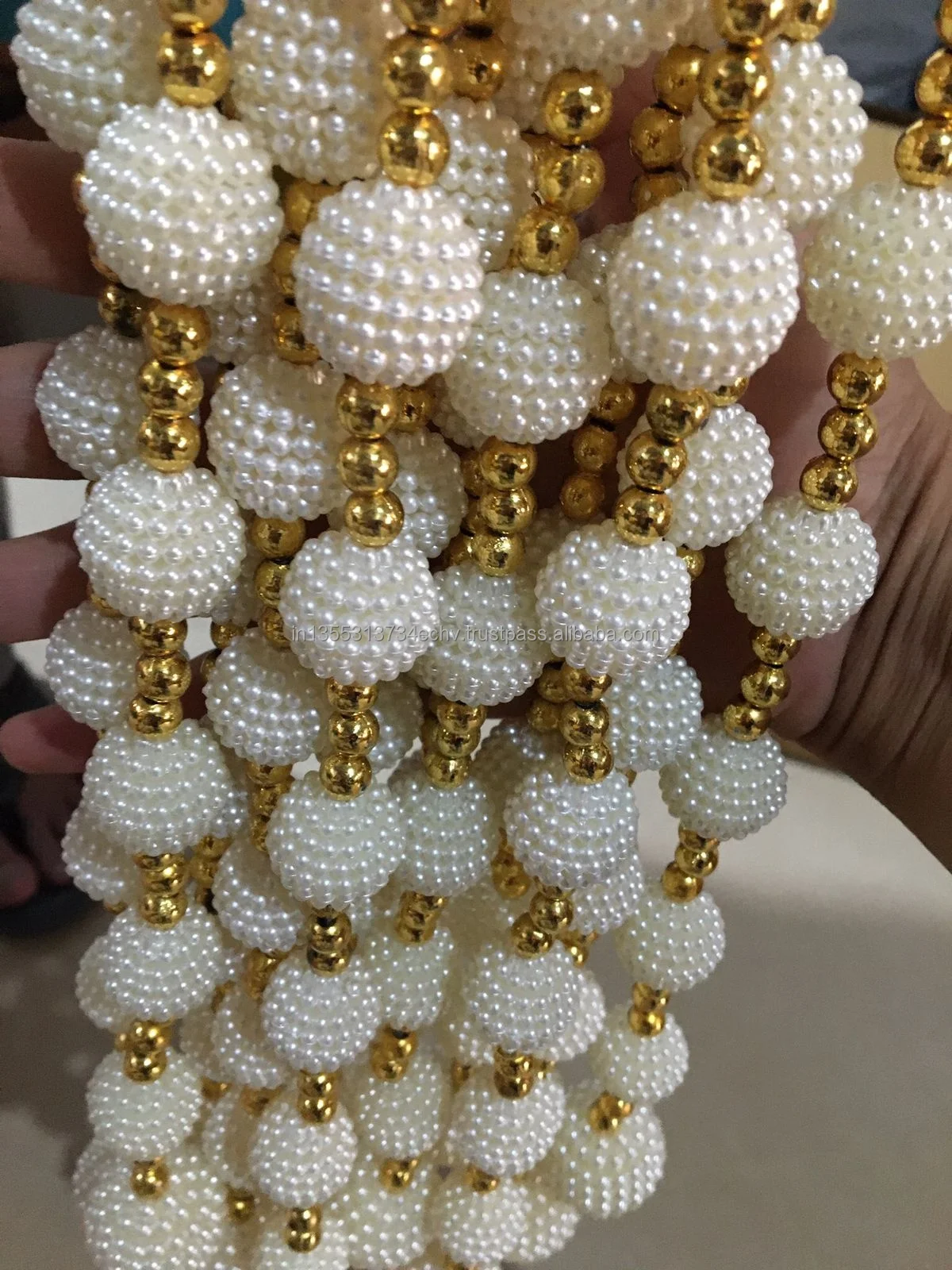 Handmade Beads Strings For Hanging Wedding Backdrop Wreaths For Home Party Decor Outdoor & Indoor Decoration Garlands