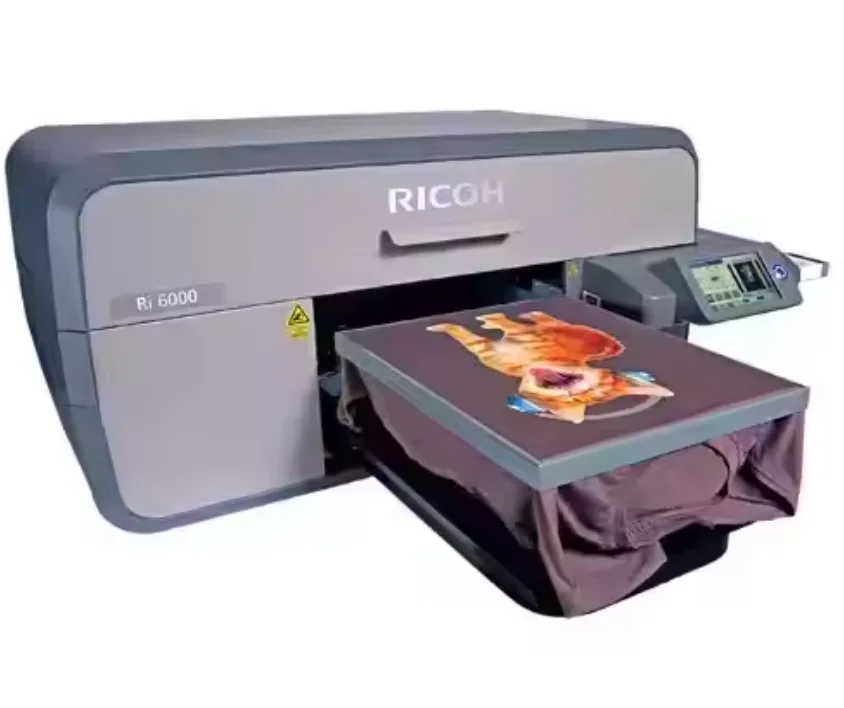 ACTIVE Sales For Authentic DE RICOHS DTG Ri 6000 Printer 3D Real Quality