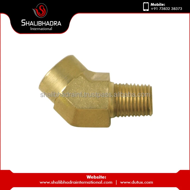 Brass 45 Tunnel Elbow Available At Custom Size