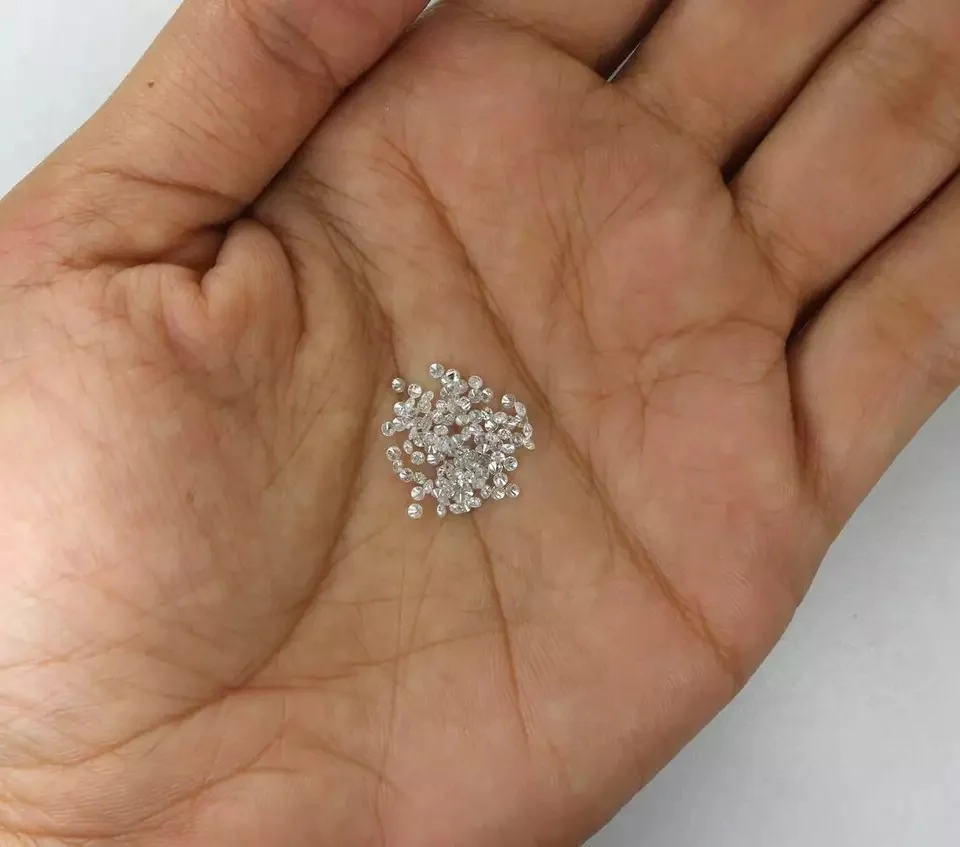RMP Export Synthetic Diamond 1.4 to 2.6MM D E F Color VS SI Clarity CVD HPHT Polished Loose Melee White Round Cut Diamonds