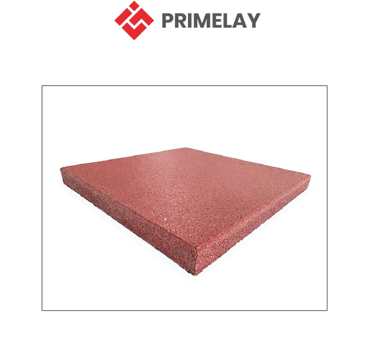 High Density Long Lasting 50mm Thickness Sound Absorbing Recycled Ballistic Rubber Tiles for Indoor or Outdoor Shooting Ranges