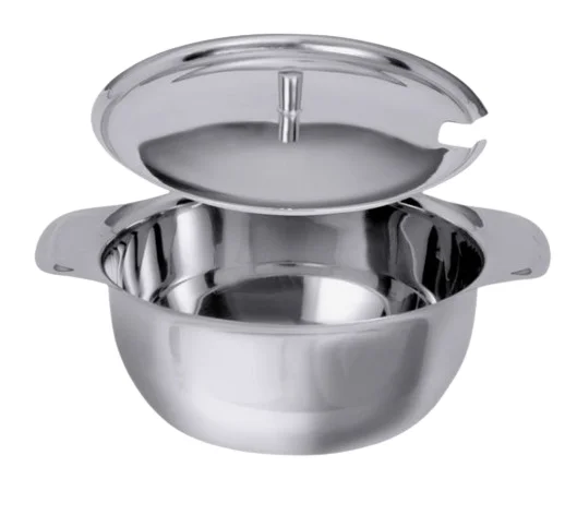 Copper Polished Hotpot Dinnerware Food Warmer Insulated Tabletop Serving Food Server Serving Pot Home Hotel Kitchen Catering