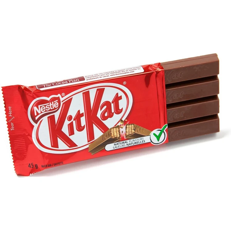 10 pieces KitKat mini chocolate orange 4 FINGER KitKat/ KitKat Milk Chocolate