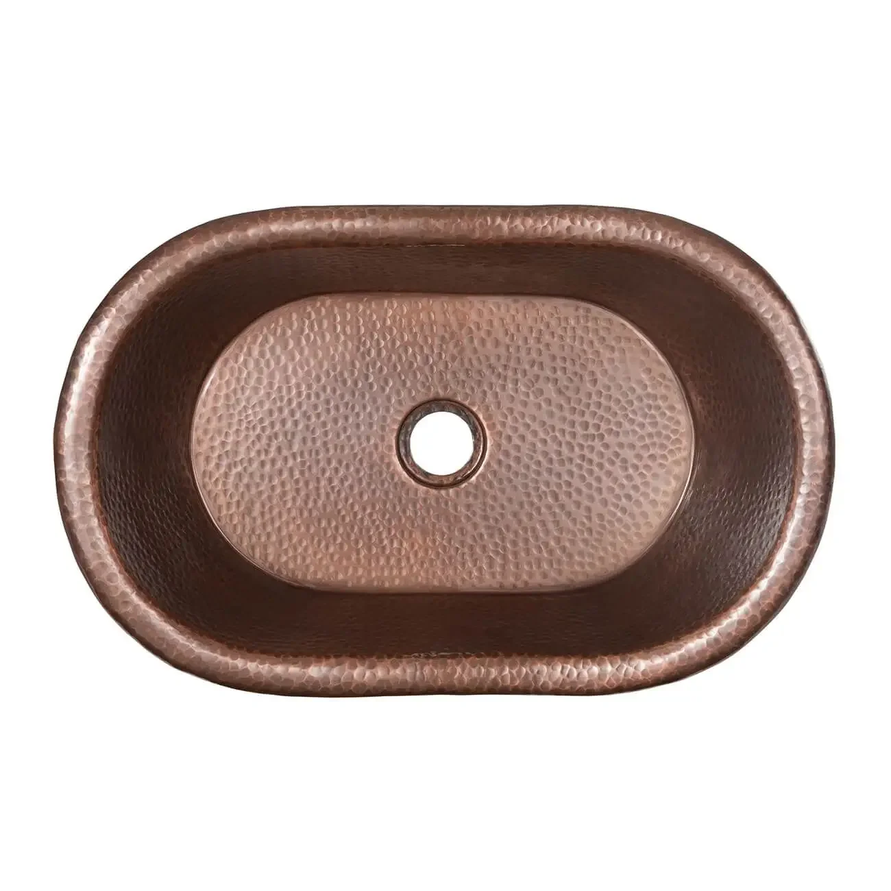 Copper Hammered Boat SInk for bathroom Wash Basin