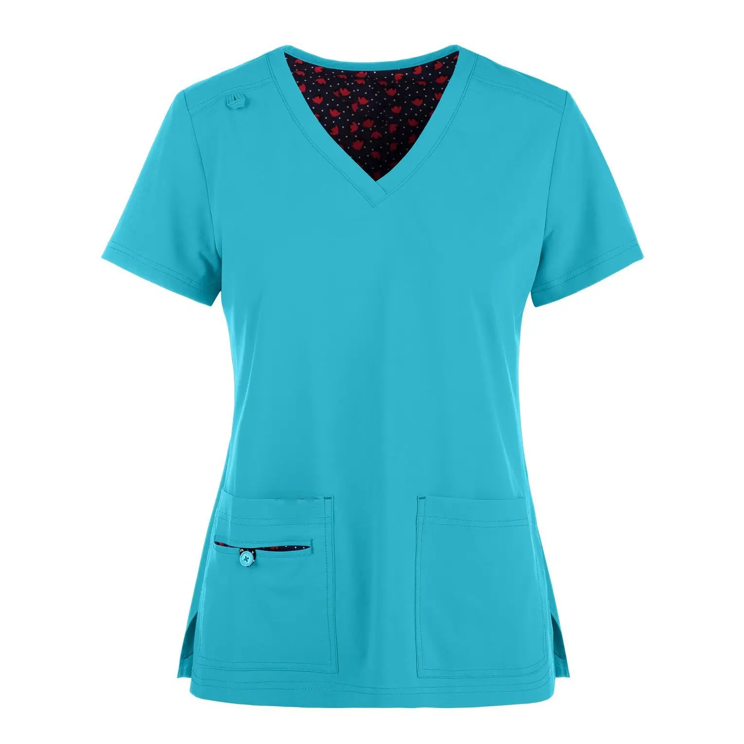 Cheap Price Scrubs Set V Neck Short Sleeve Joggers Stretch Uniforms Women Scrub Sets Nurse Spa Salon Beauty Clinic Uniform Sets