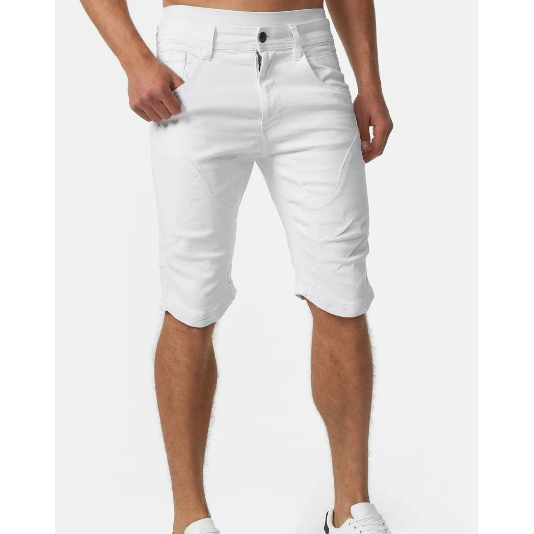 Mens Denim Shorts Stretch Slim Fit Rolled Affordable Price Good Quality Jeans Half Pants New Style Baggy