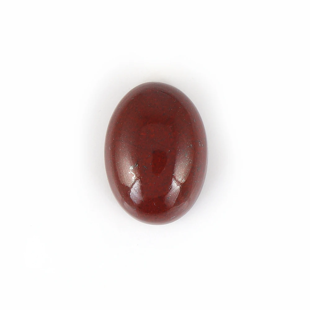 12MM Red Jasper Gemstone Oval Shaped Cabochon Cut From Wholesale Factory Price Stone From Direct Mine Semiprecious For Jewelry