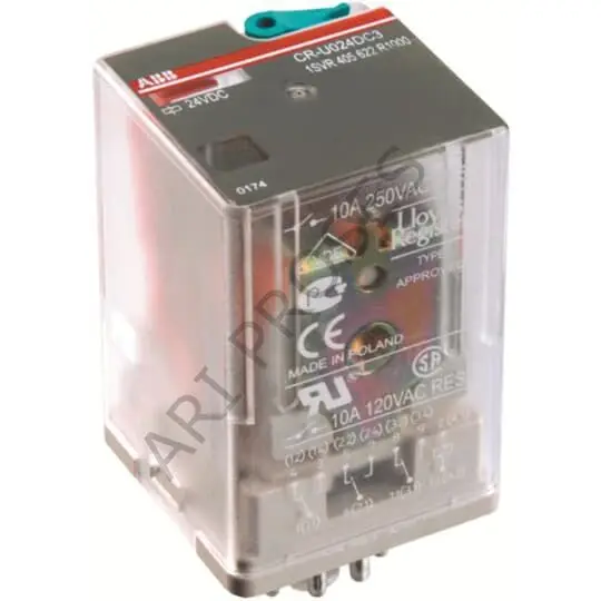 CR-U024DC3 контакт ABB 3 A/C 11 Pin 250V AC 10 A регулирующее напряжение 24V DC 1SVR405622R1000