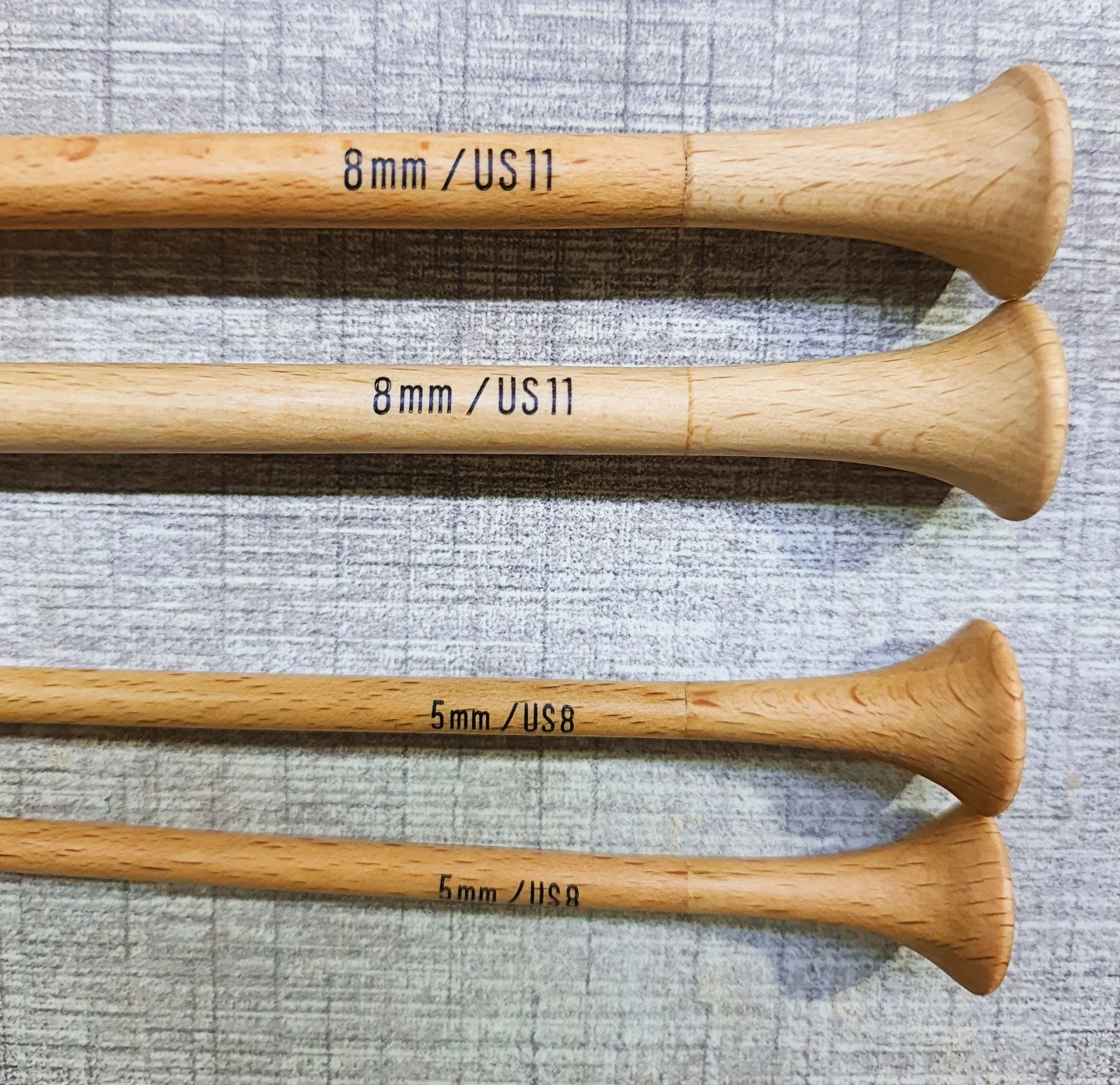 Manufacturer Wholesale Private Label Custom Knitting Needles 25 cm 8 mm wholesale Prices For Export From India