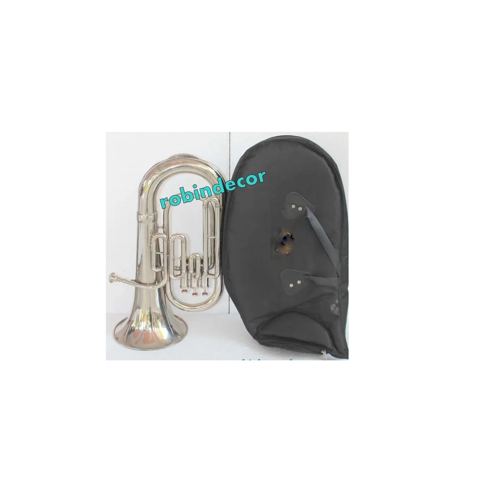 High on Demand Musical Instruments Euphonium Nickel Bb FLAT 3 V Tuba M/ P & Bag Fast Shipping Bb Gift for Sale