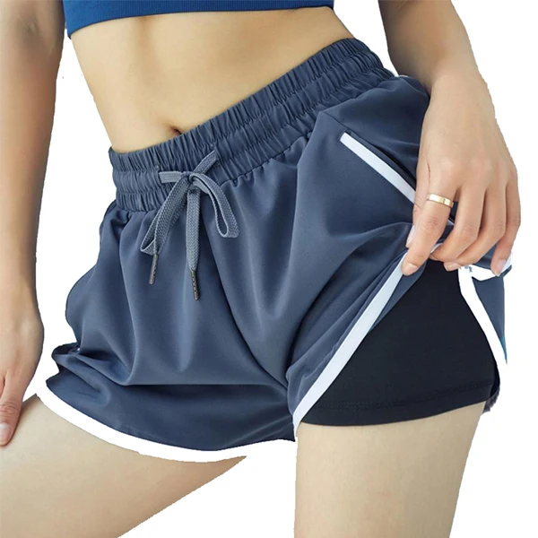 Новый дизайн, модные женские пляжные шорты для женщин/Индивидуальные женские шорты для тренировок из хлопка и полиэстера