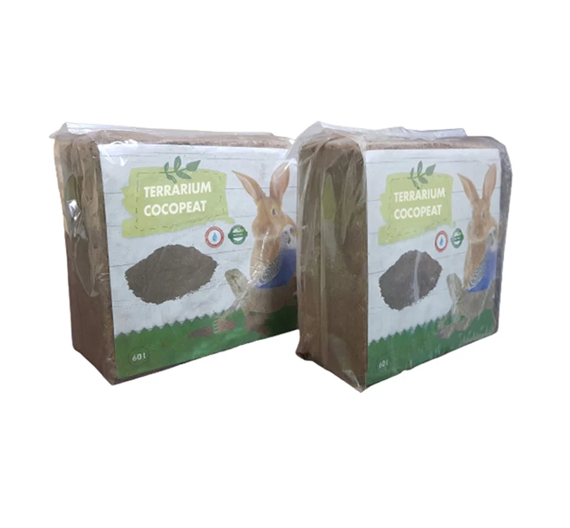 Genuine Supplier Highest Selling Eco-friendly 100% Natural Cocopeat Made Pet Products 5kg Cocopeat Block for Sale