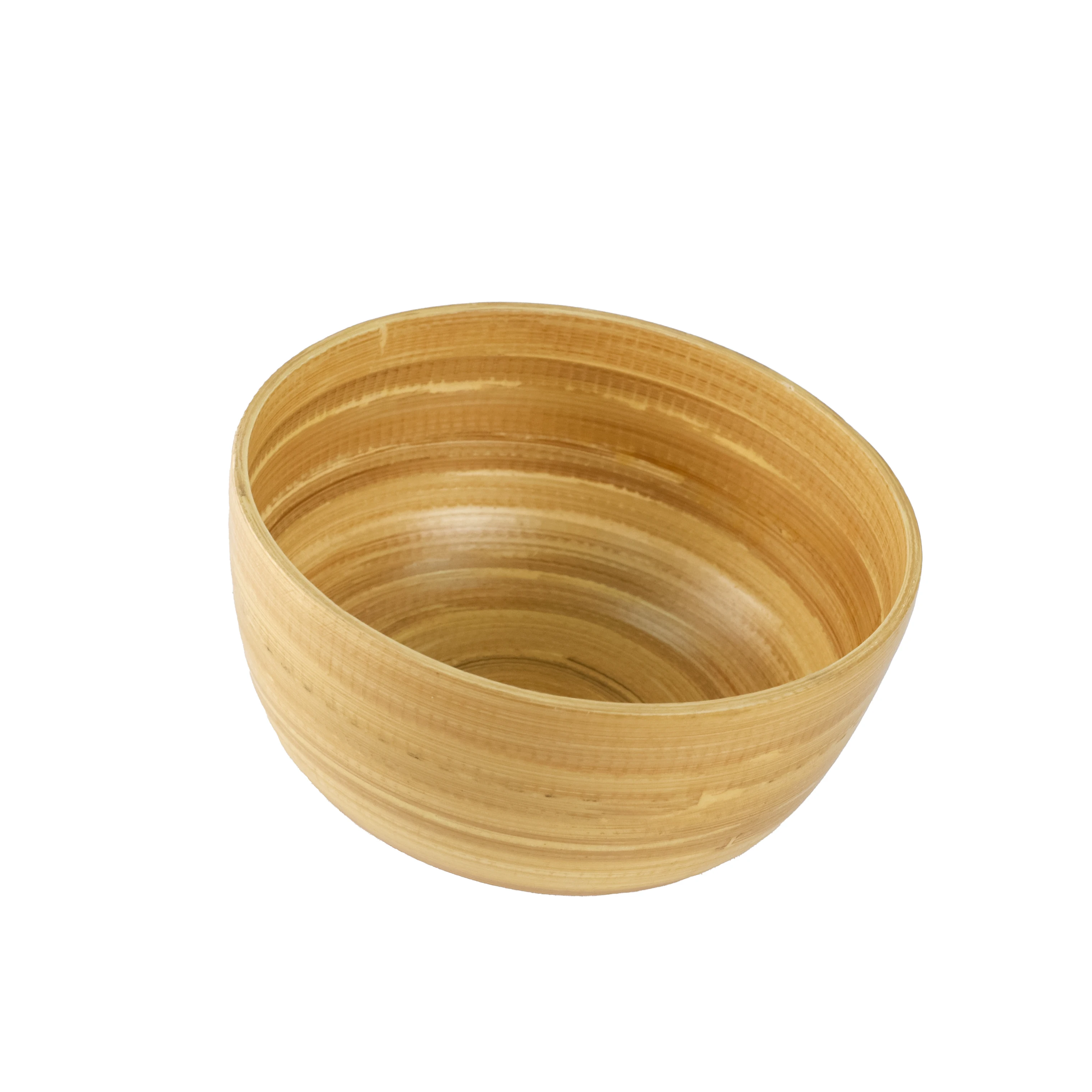 Hot trendy product with natural color spun bamboo material salad bowls bamboo fiber bowl for salad serving 100% handmade from VN