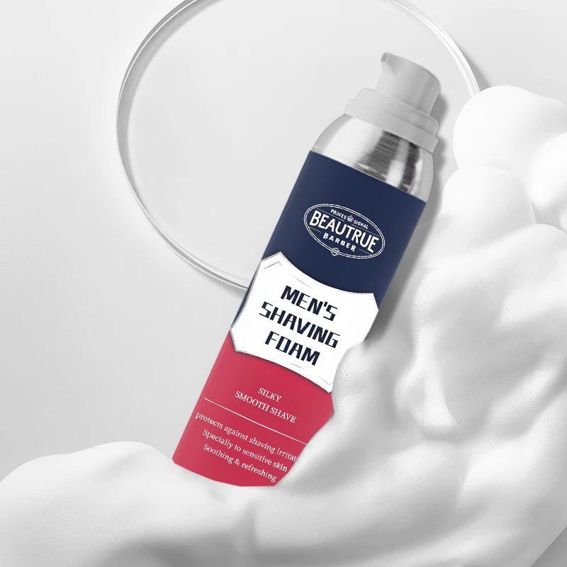Cleansing Shave Cream Private Label Beard Shaving Gel Beard Care Shaving Foam For Men