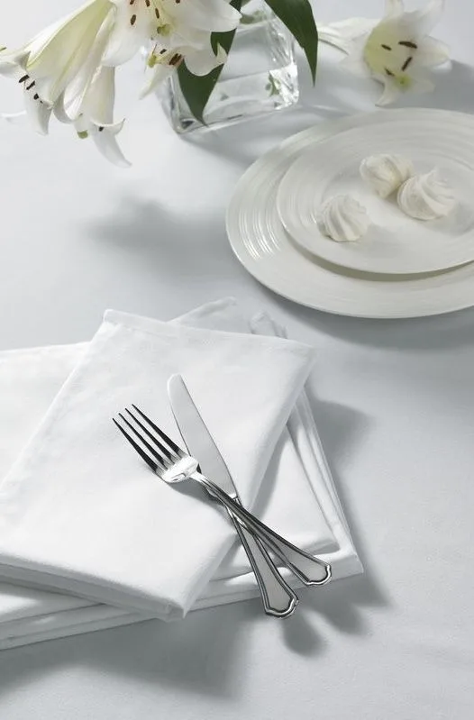 Cotton Dinner Napkins Wholesale Custom Sizes Tableware Kitchen And Dining Napkins Set White Soft Cloth Washed Napkins