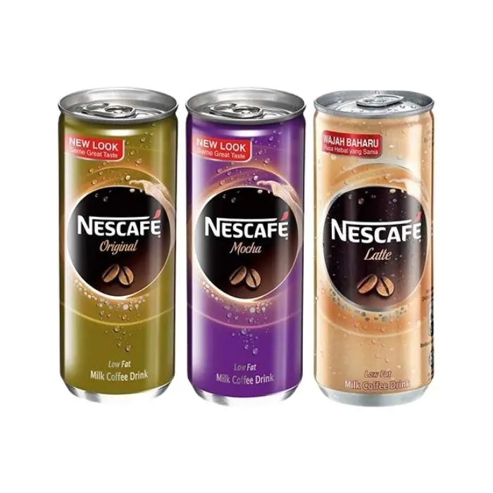 Best Deals Cheapest Price Blended Coffee Type Latte Cream Flavor 240ml Volume Coffee Tinned Packing Carton with Shrink