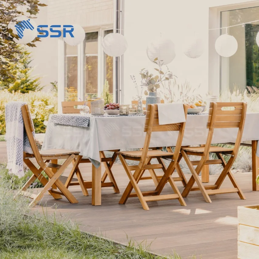 SSR VINA - Outdoor wooden table set - High Quality Control Wooden Outdoor Chair Furniture