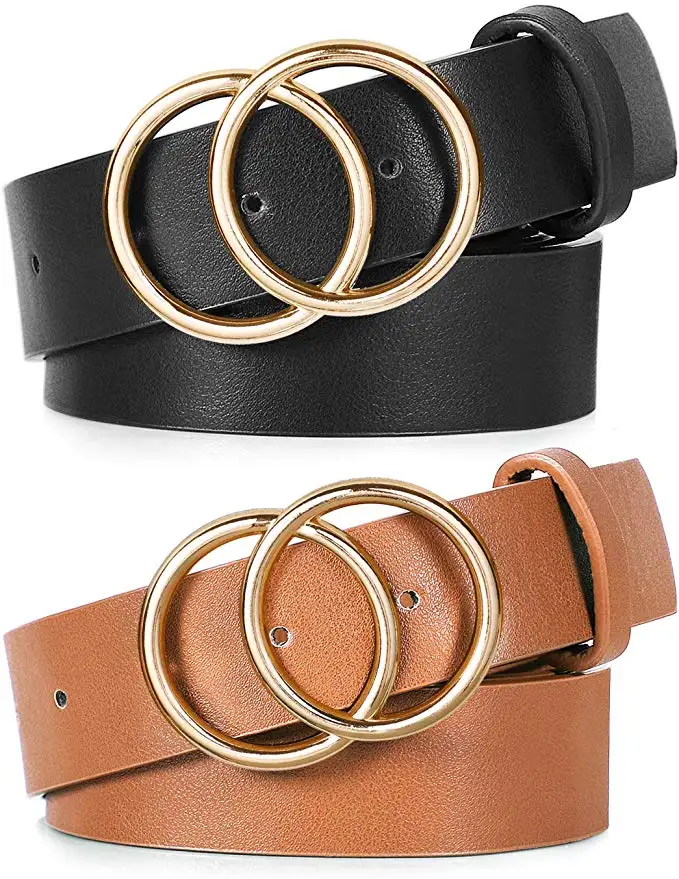 Soft Sheepskin Wide Top Fashion Ladies Dress Genuine Leather Belt for ladies new style best quality hot selling