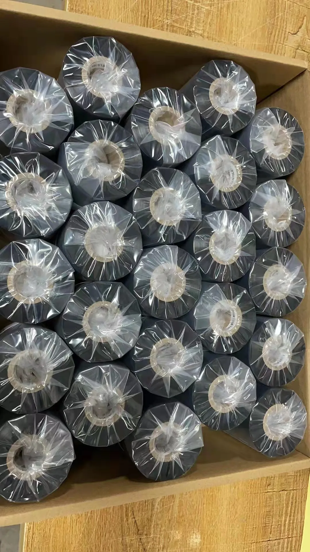 Thermal Transfer Ribbon Barcode Ribbon Wax Resin Ribbon 110mmx 300m For DNP TSC Barcode Laber Printers