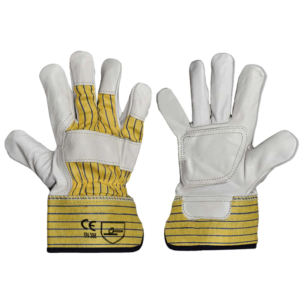 New Design TIG Welding Gloves10 Inches Sheepskin Leather Keystone Thumb Split Cowhide Cuff Extremely Soft Leather Working Gloves