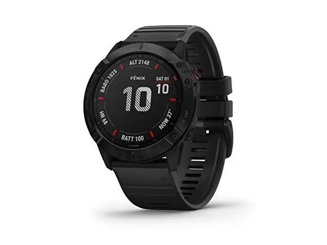 Best Quality Gar-mins Fenix 6X Pro, Premium Multisport GPS Watch, Features Mapping, Music, Grade-Adjusted Pace Guidance and Puls