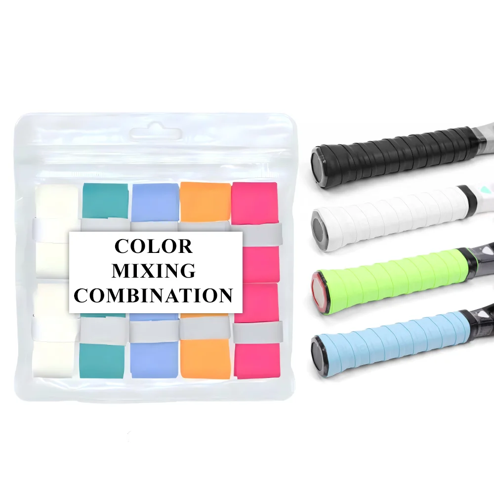 Custom Overgrips Sports Tennis Anti Slip Tennis Badminton Racket Grip PU Sweatband Antivibrador Thin Sweat Protection