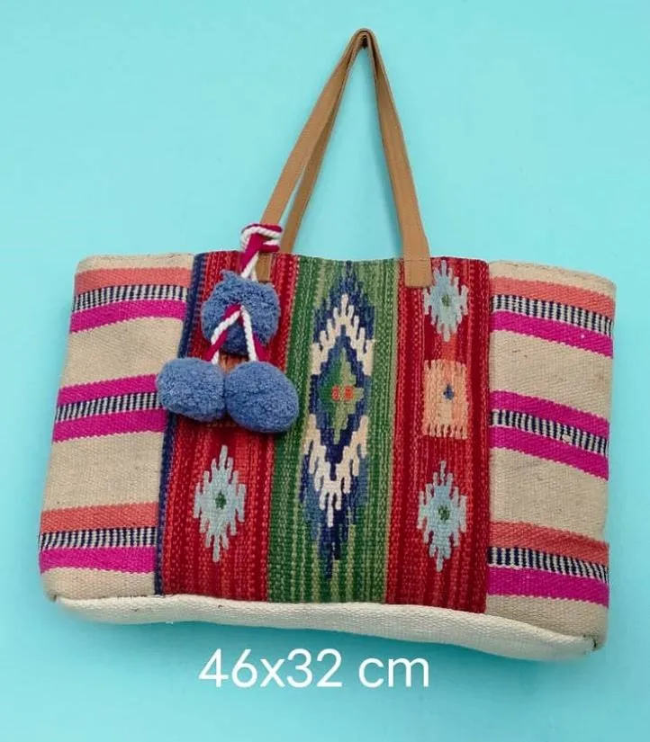 Аутентичные винтажные в стиле Kilim модная женская кожаная сумка-тоут ручной работы через плечо